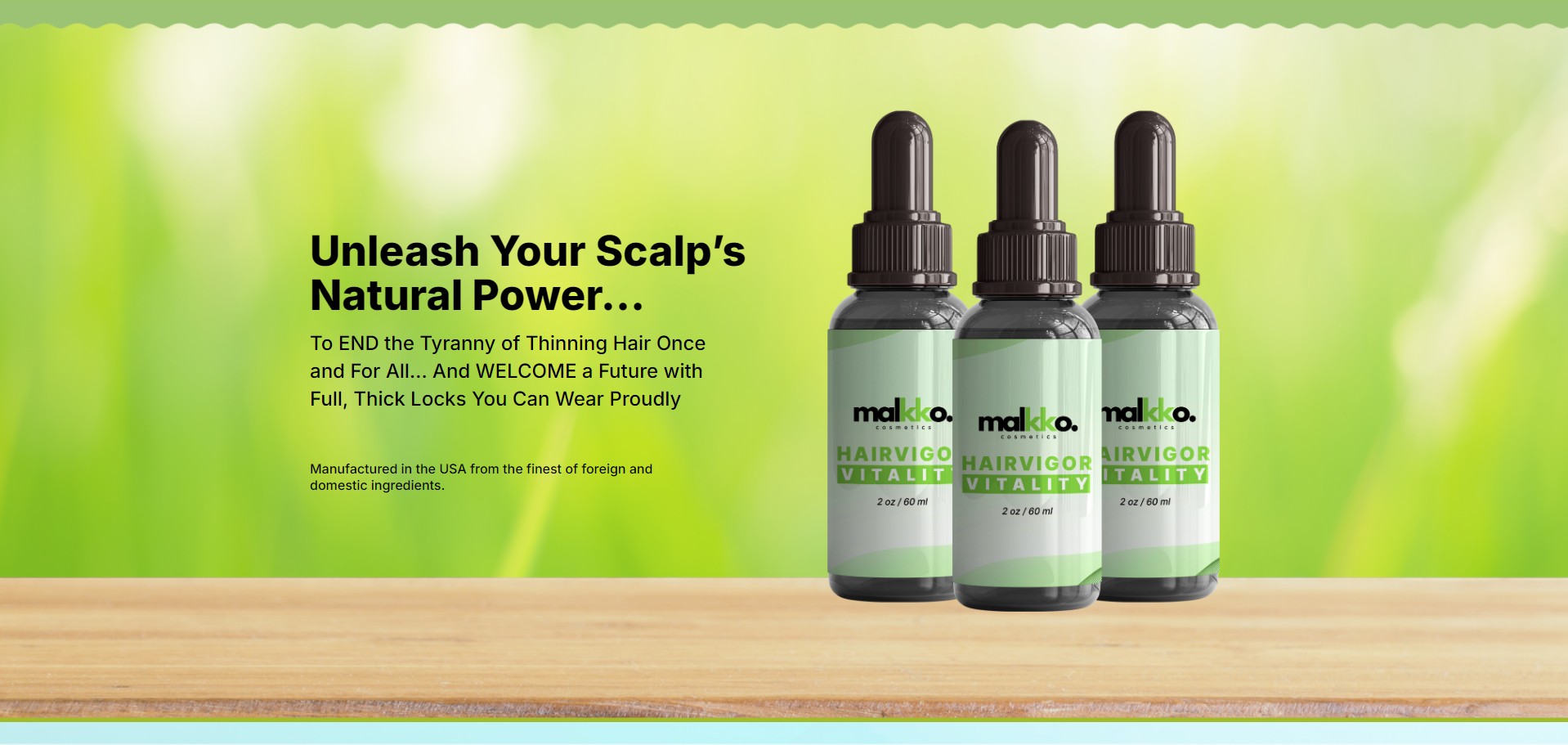 HairVigor Vitality Product