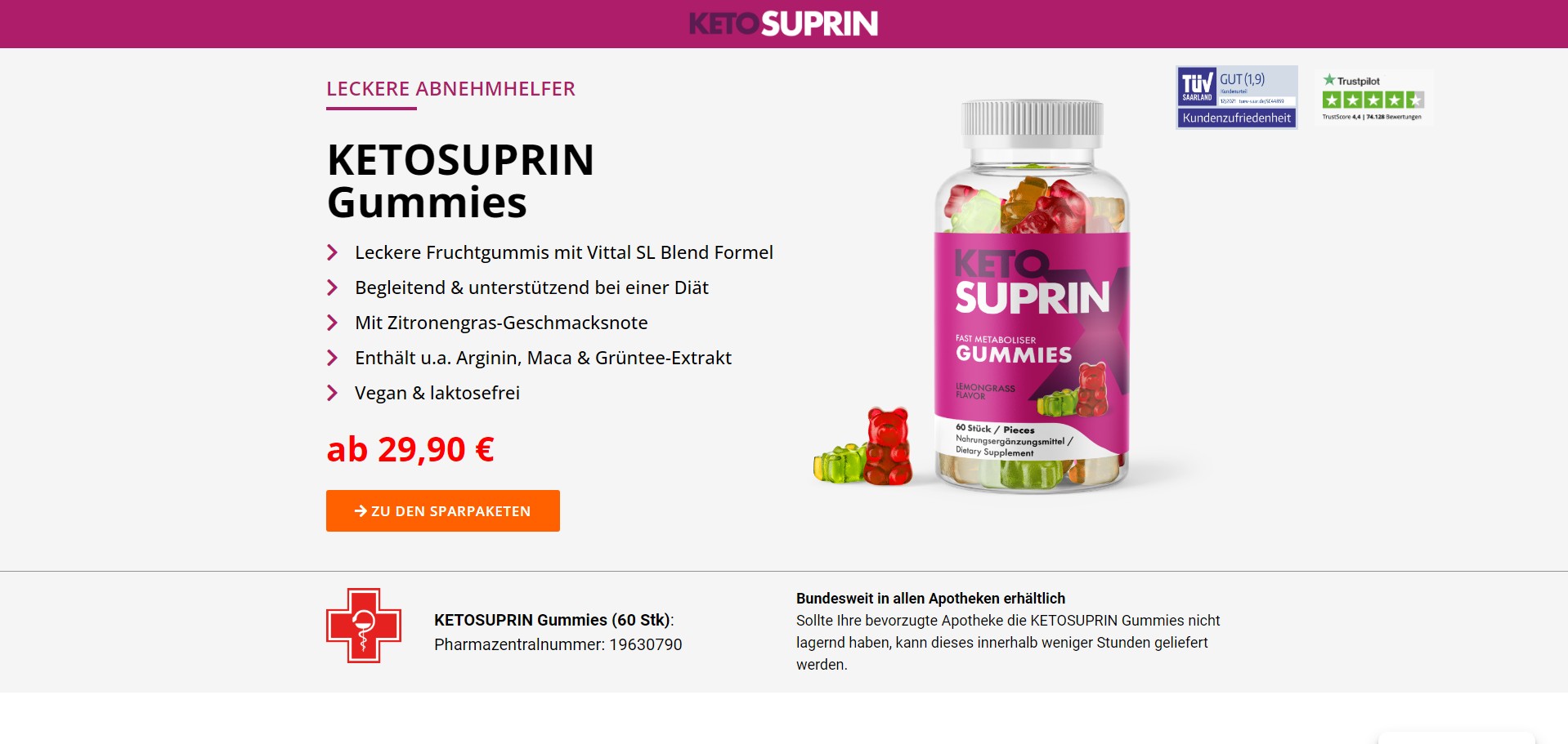 KetoSuprin Product