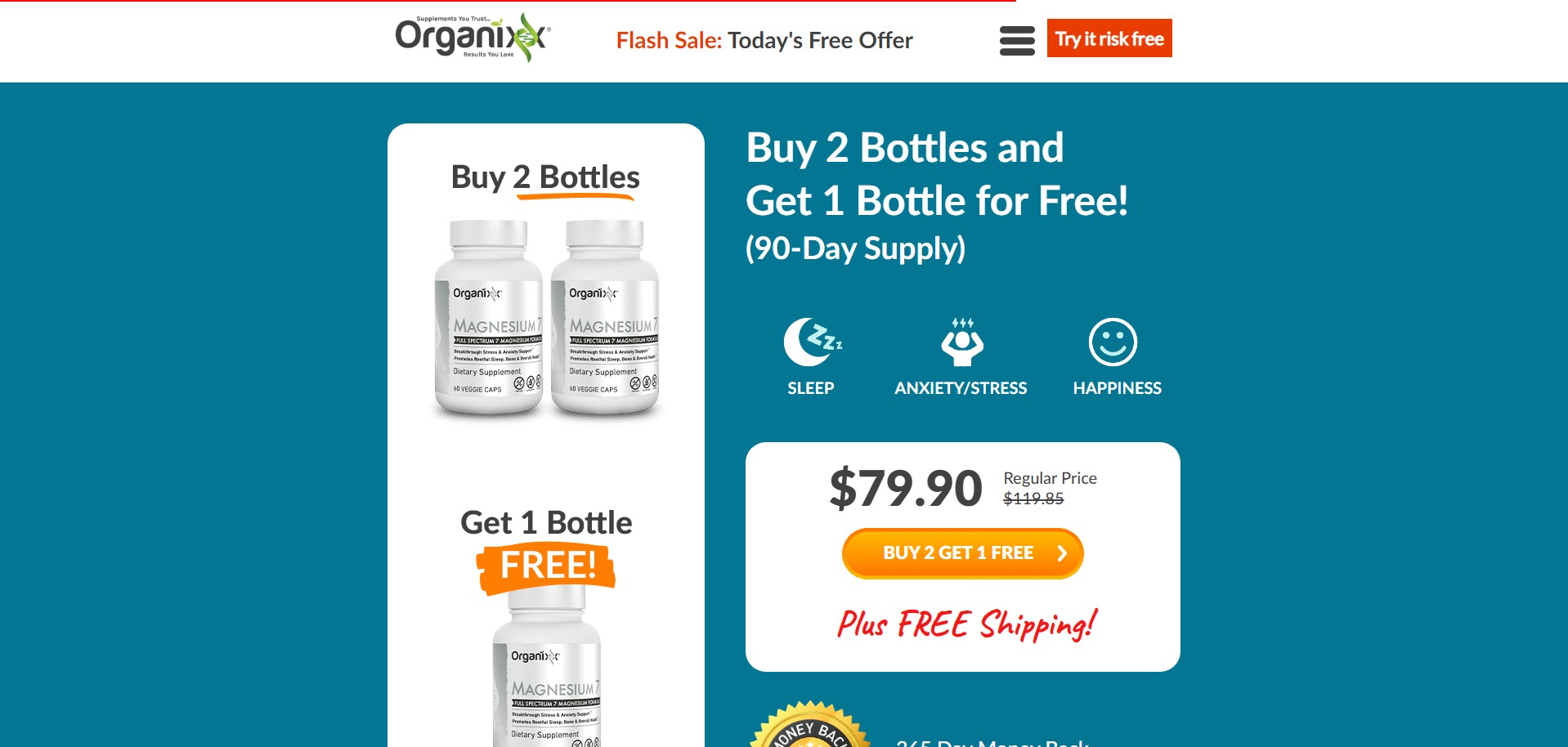 Organixx Magnesium 7 Product