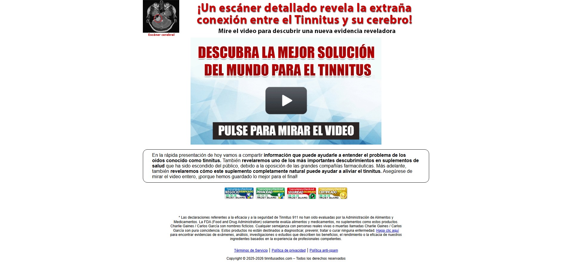 Tinnitus 911 Product